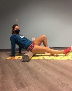 Foam Roll Gluteals