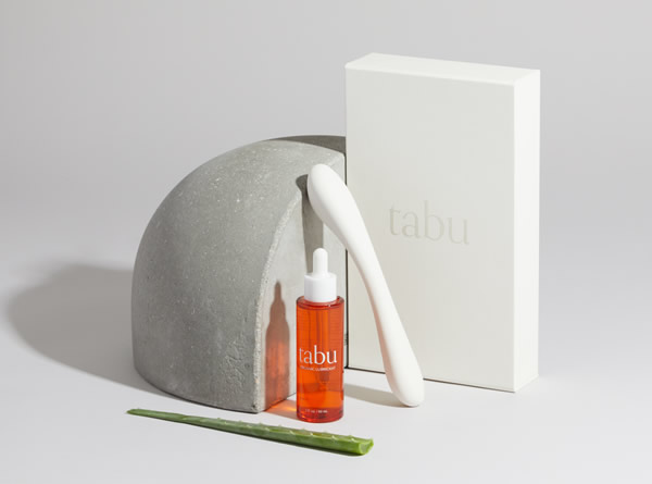Tabu Full Kit Personal Massager with 2oz Organic Lubricant